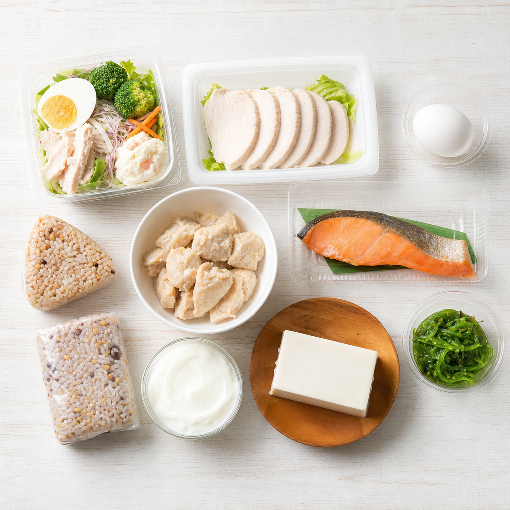 セブンイレブンの筋トレ飯に使いやすい商品とPFC比較