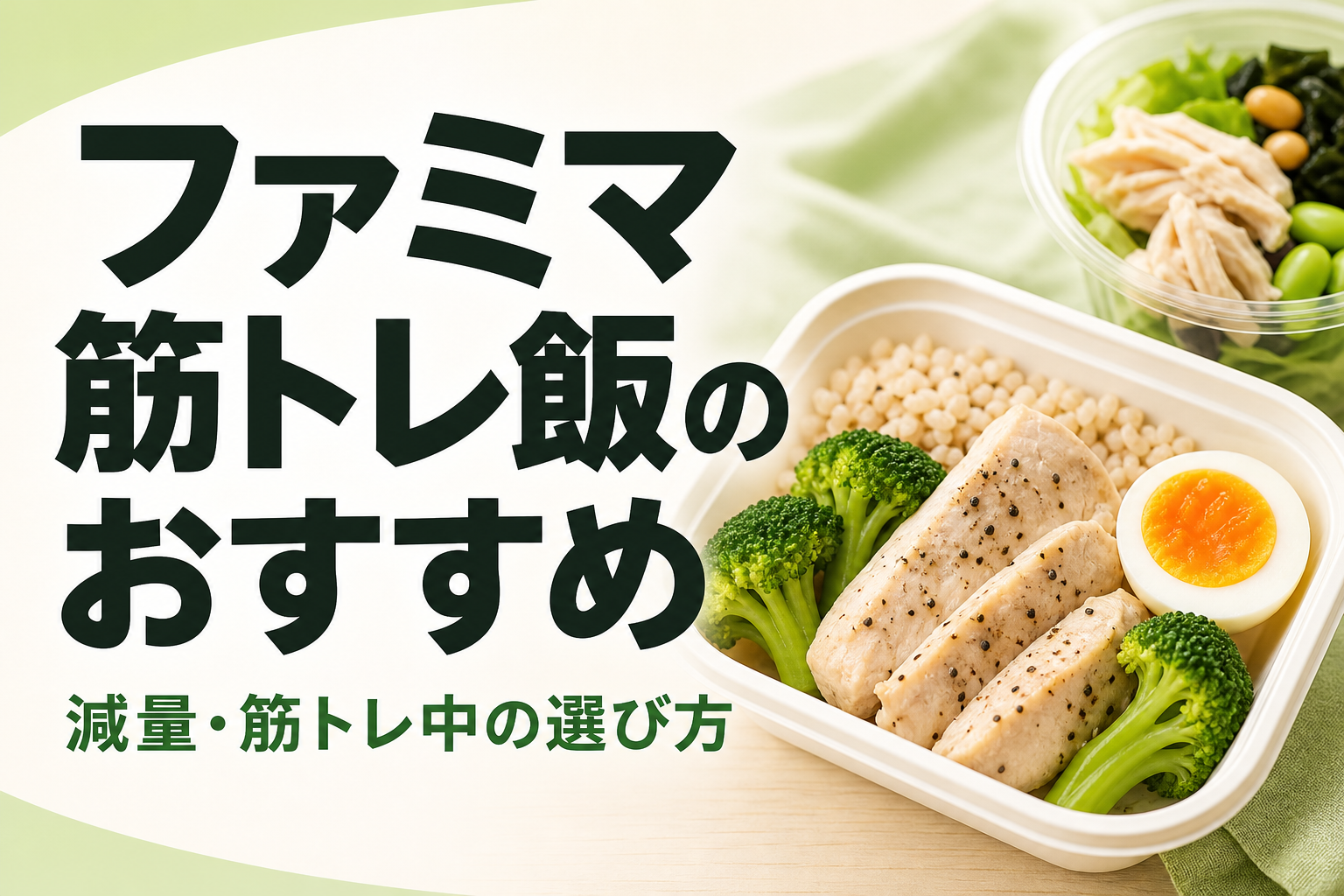 ファミマ 筋トレ飯のおすすめ｜減量・筋トレ中の選び方
