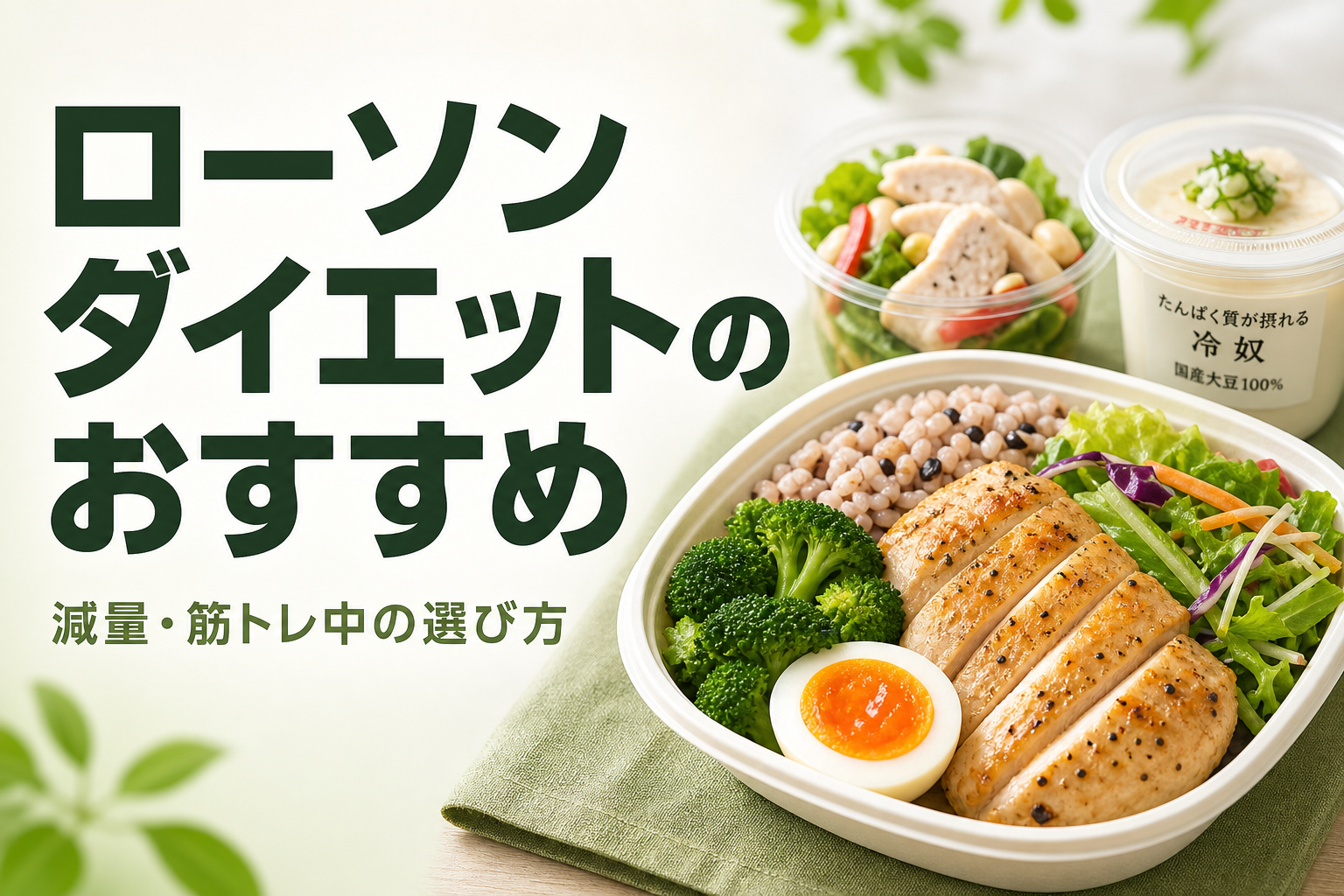 ローソン ダイエットのおすすめ｜減量・筋トレ中の選び方