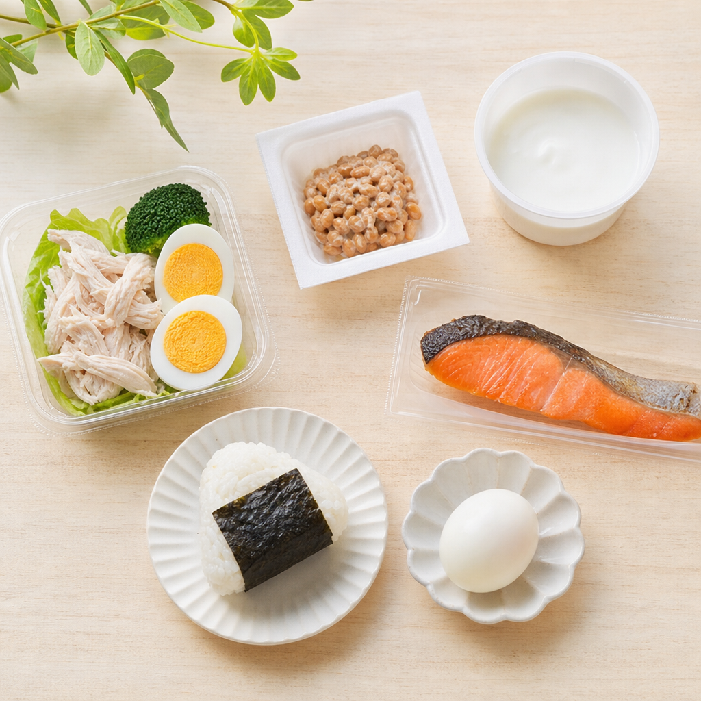 コンビニで高タンパク朝ごはんを選ぶ基本ルール