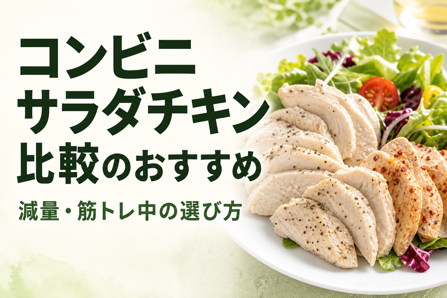 コンビニ サラダチキン 比較のおすすめ｜減量・筋トレ中の選び方