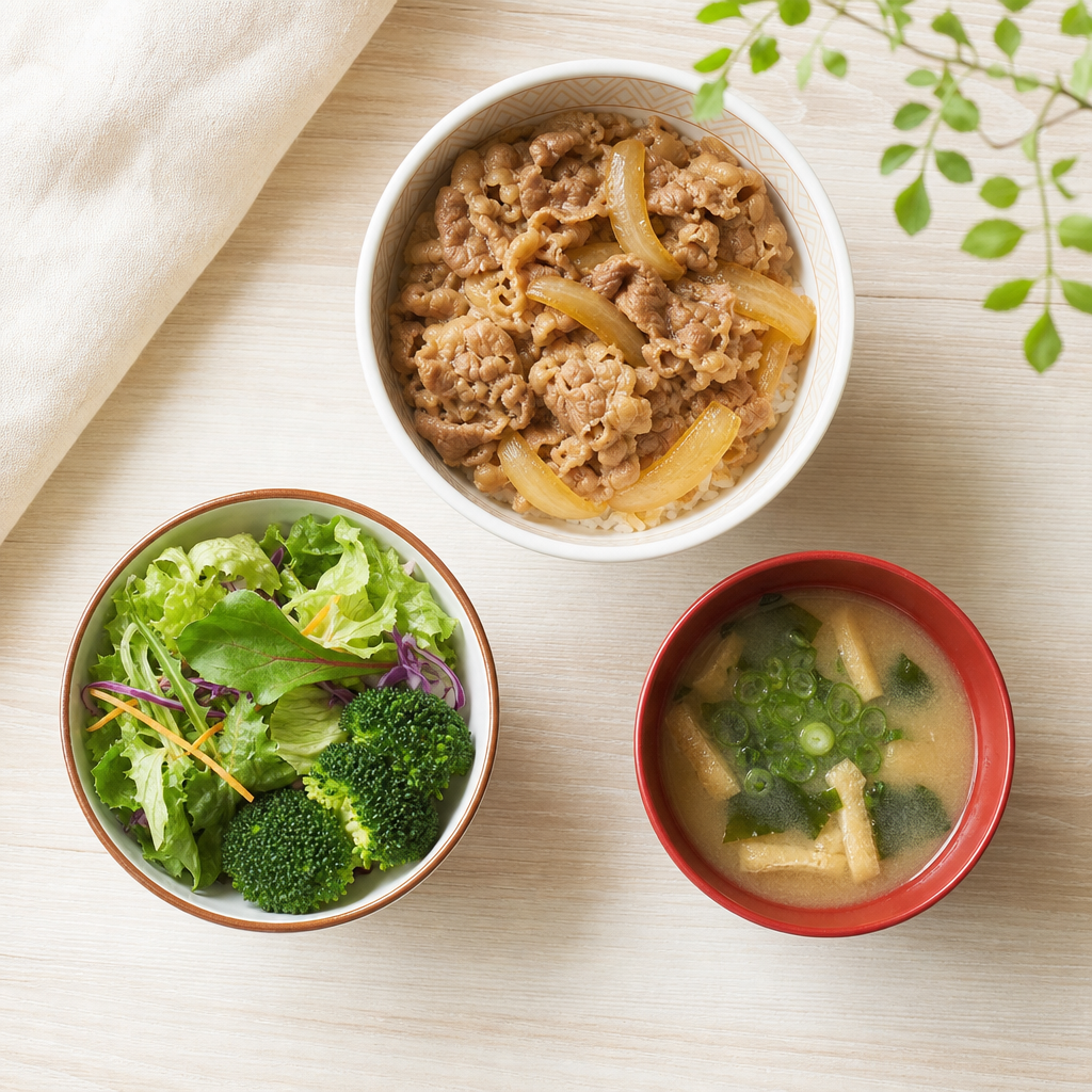 まず選ぶべき、すき家のダイエット向きメニュー