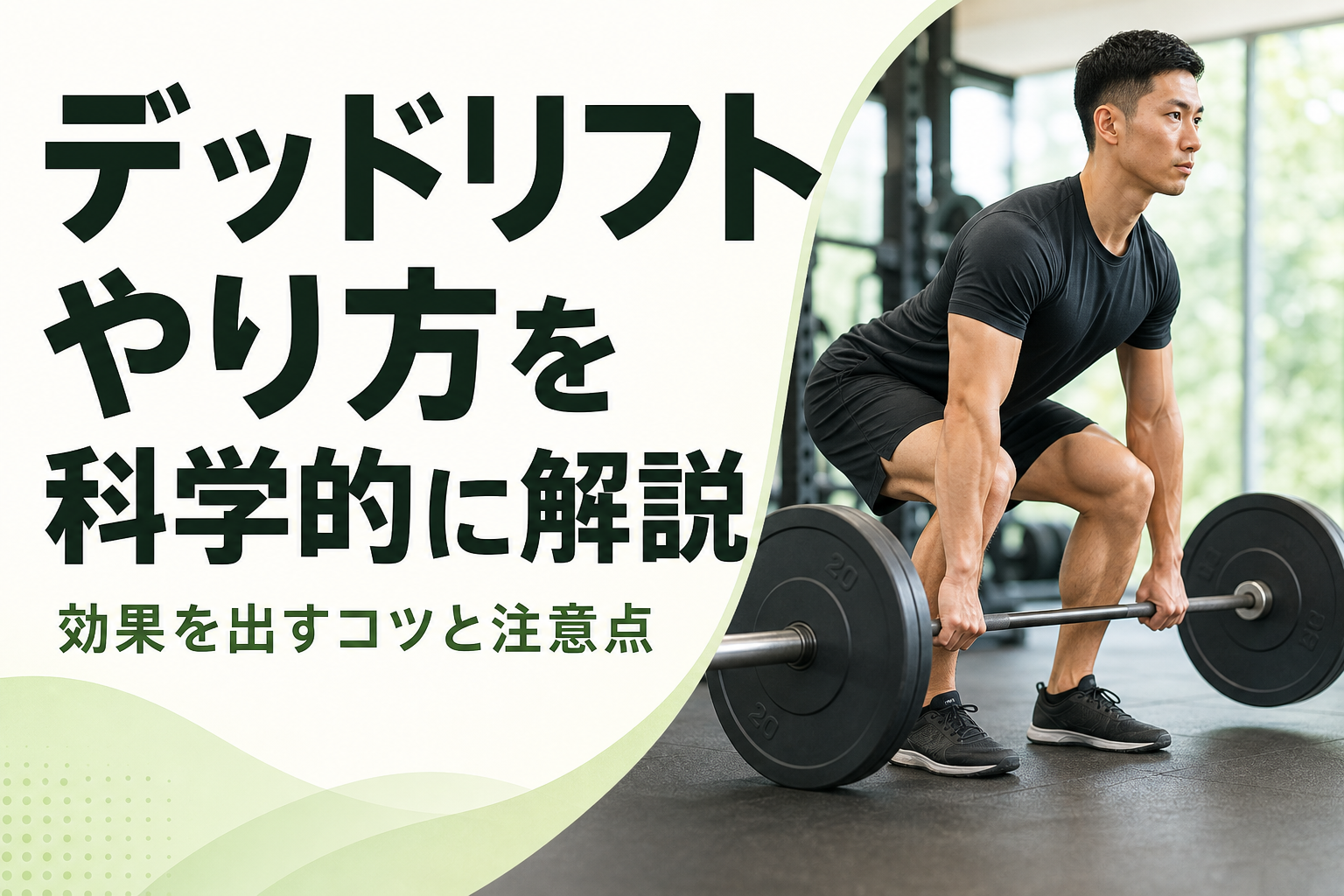 デッドリフト やり方を科学的に解説｜効果を出すコツと注意点