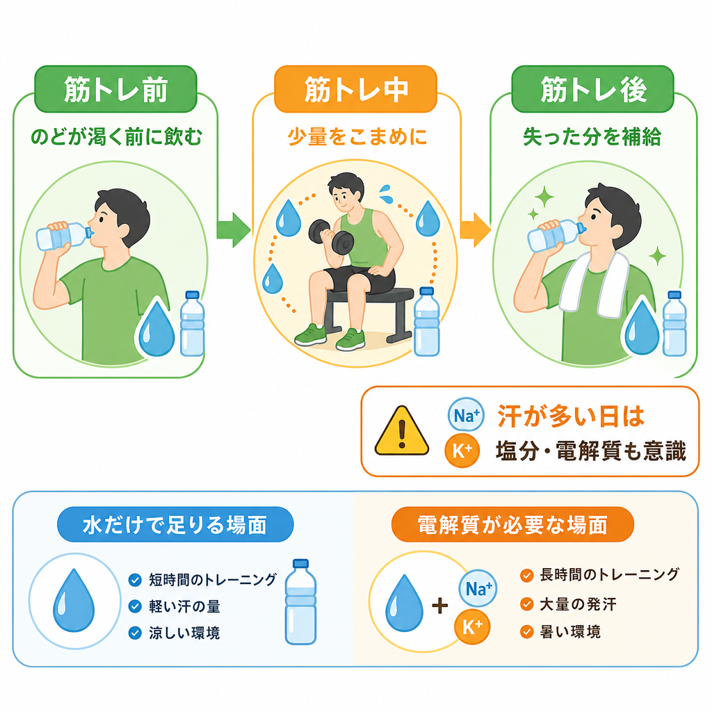 水分補給の基本ルール