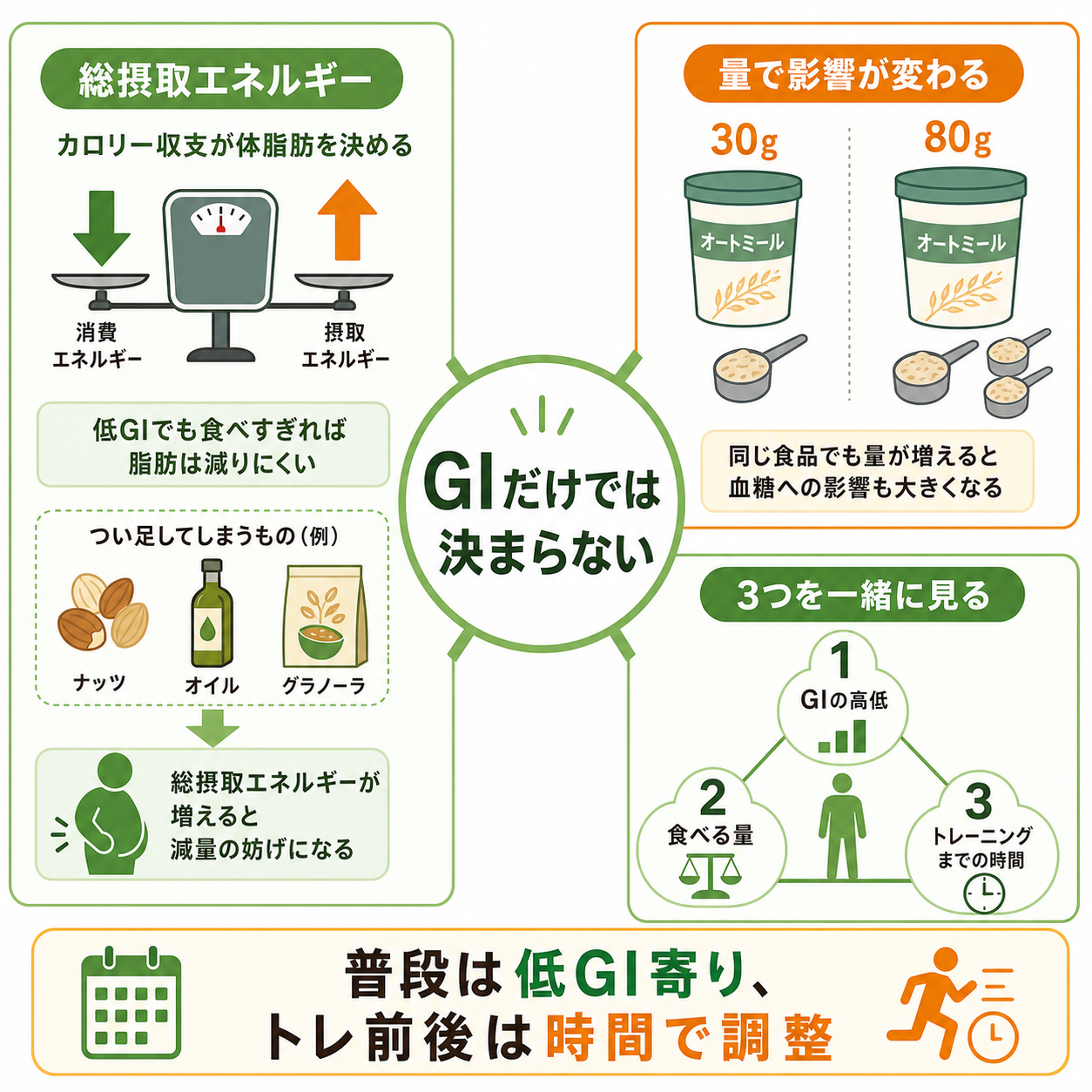 GI値にこだわりすぎないほうがいい理由