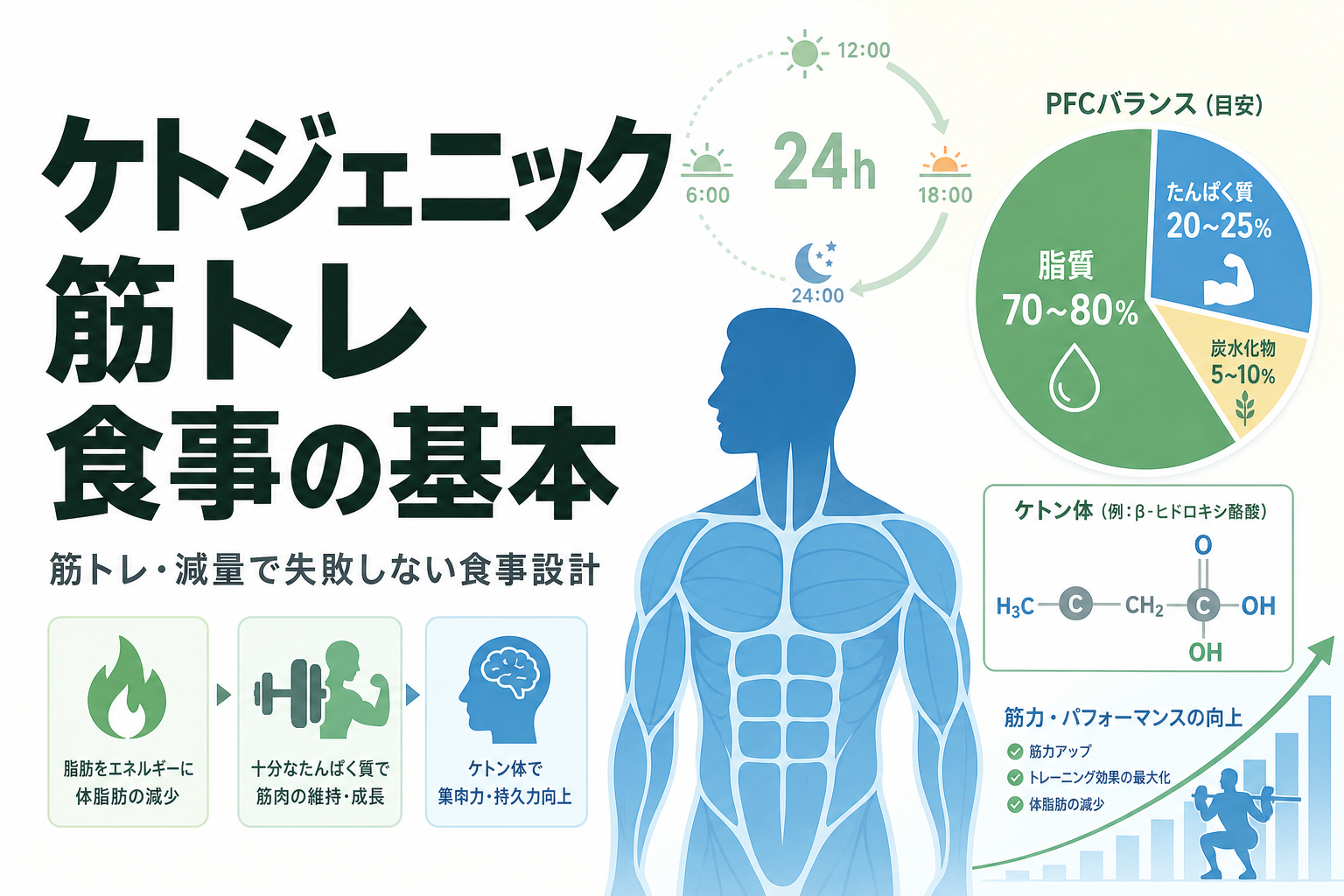 ケトジェニック 筋トレ 食事の基本｜筋トレ・減量で失敗しない食事設計