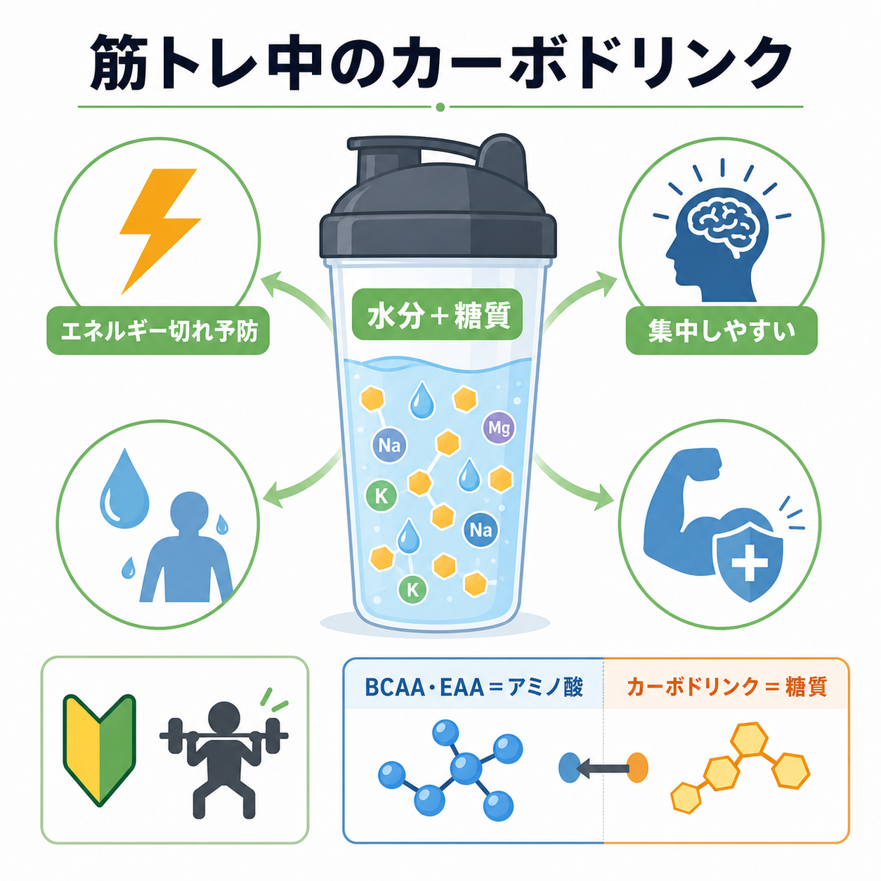 筋トレ中のカーボドリンクとは何か