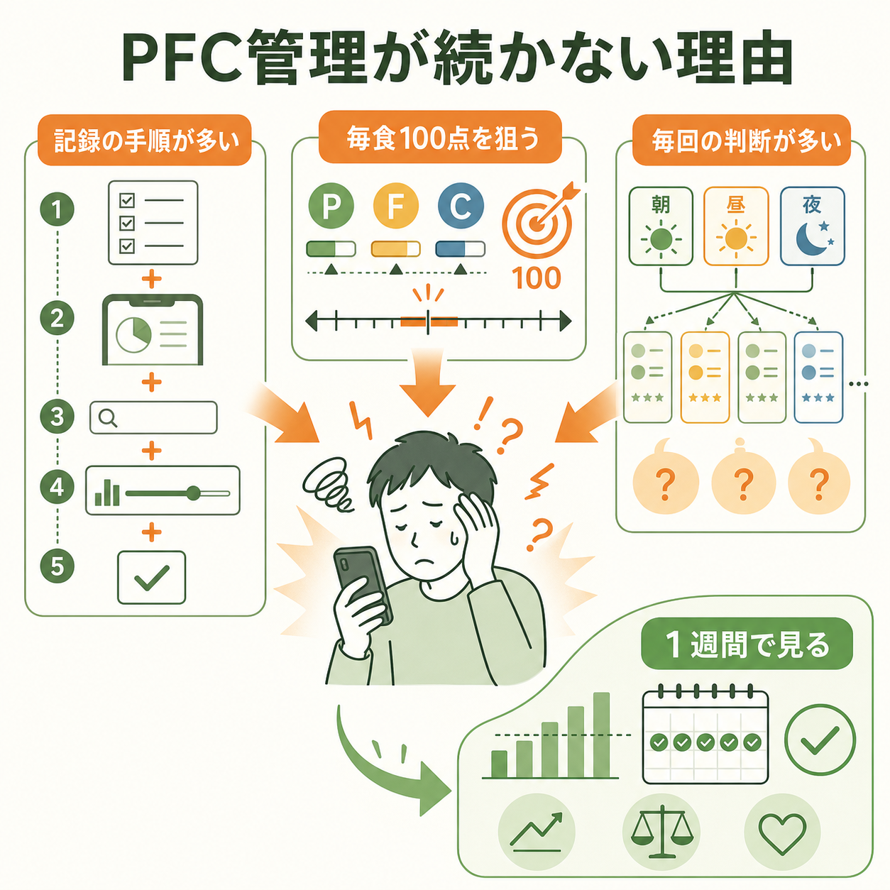 なぜPFC管理は続かないのか