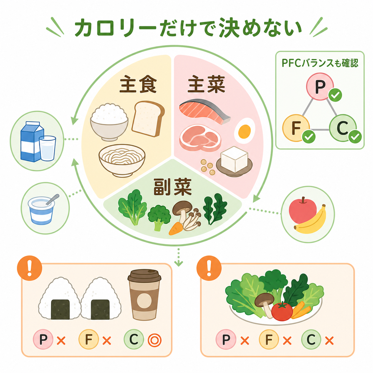 まず押さえたい「食べ過ぎ・足りなさ」の見方