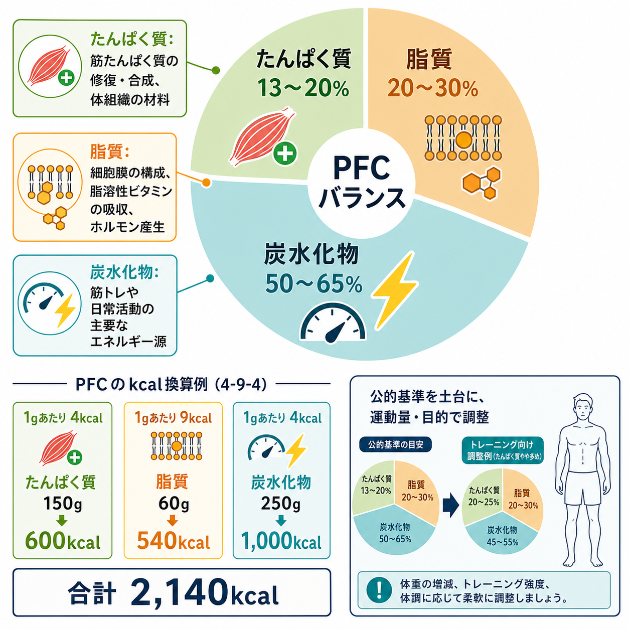 PFCバランスの基本を最初に整理