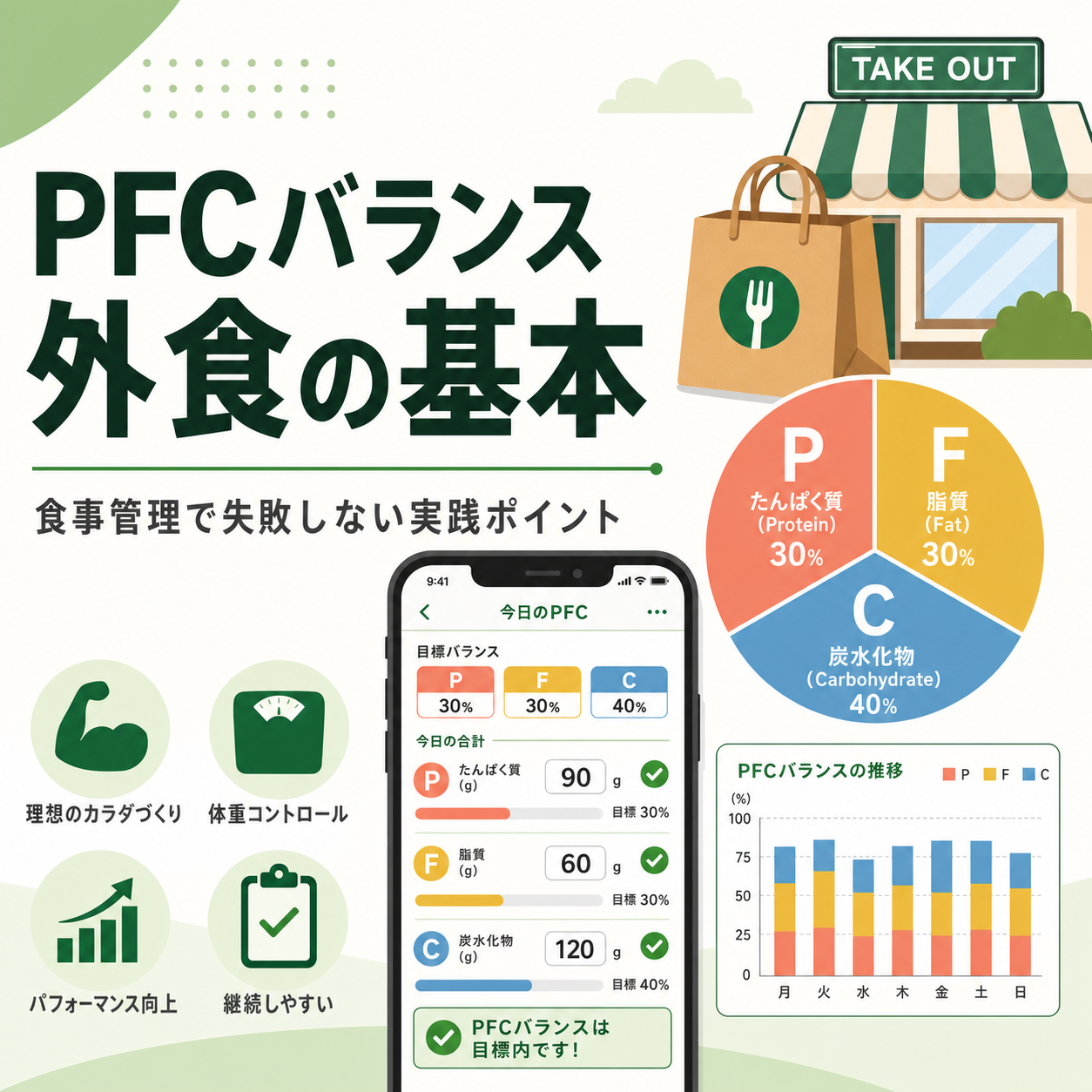 PFCバランス 外食の基本|食事管理で失敗しない実践ポイント