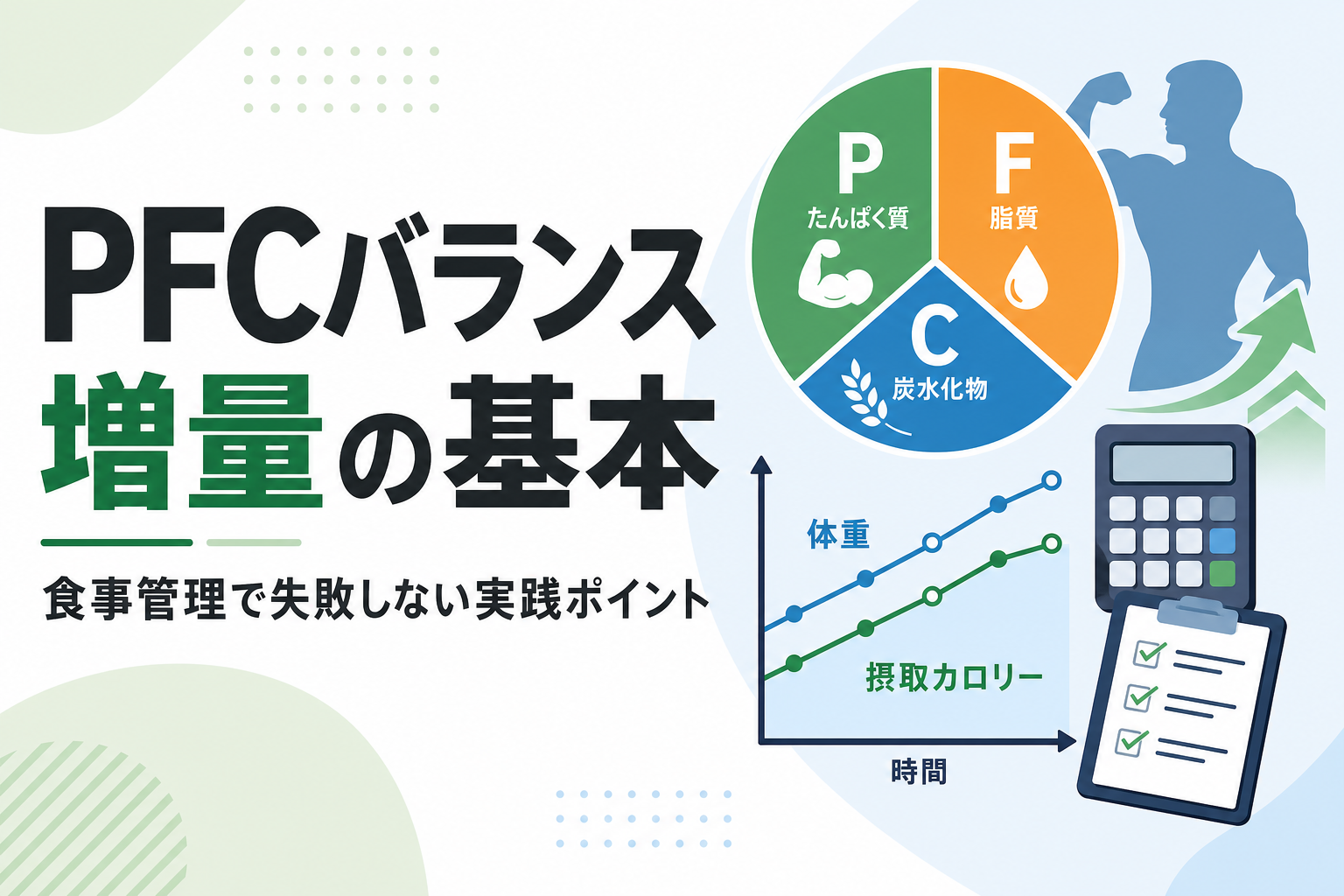 PFCバランス 増量の基本|食事管理で失敗しない実践ポイント