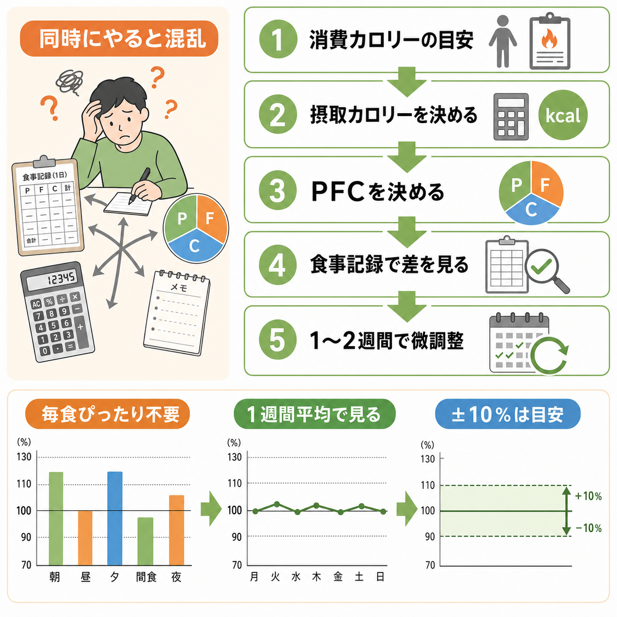 PFCバランスの記録で迷う理由