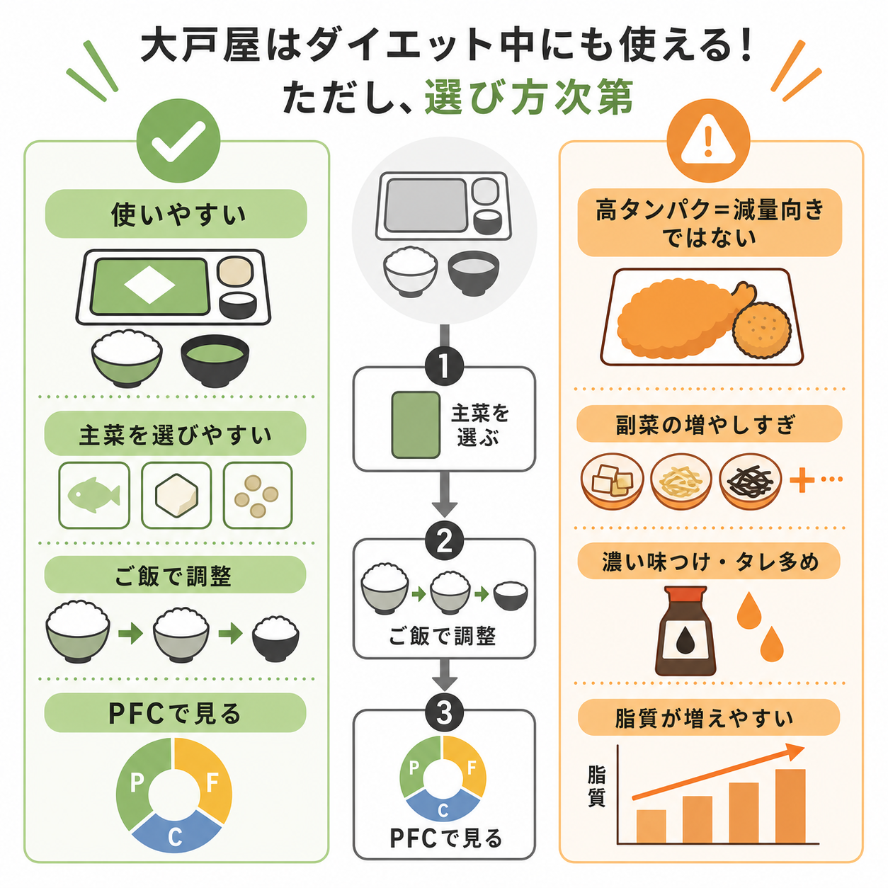 大戸屋はダイエット中でも使いやすい店か