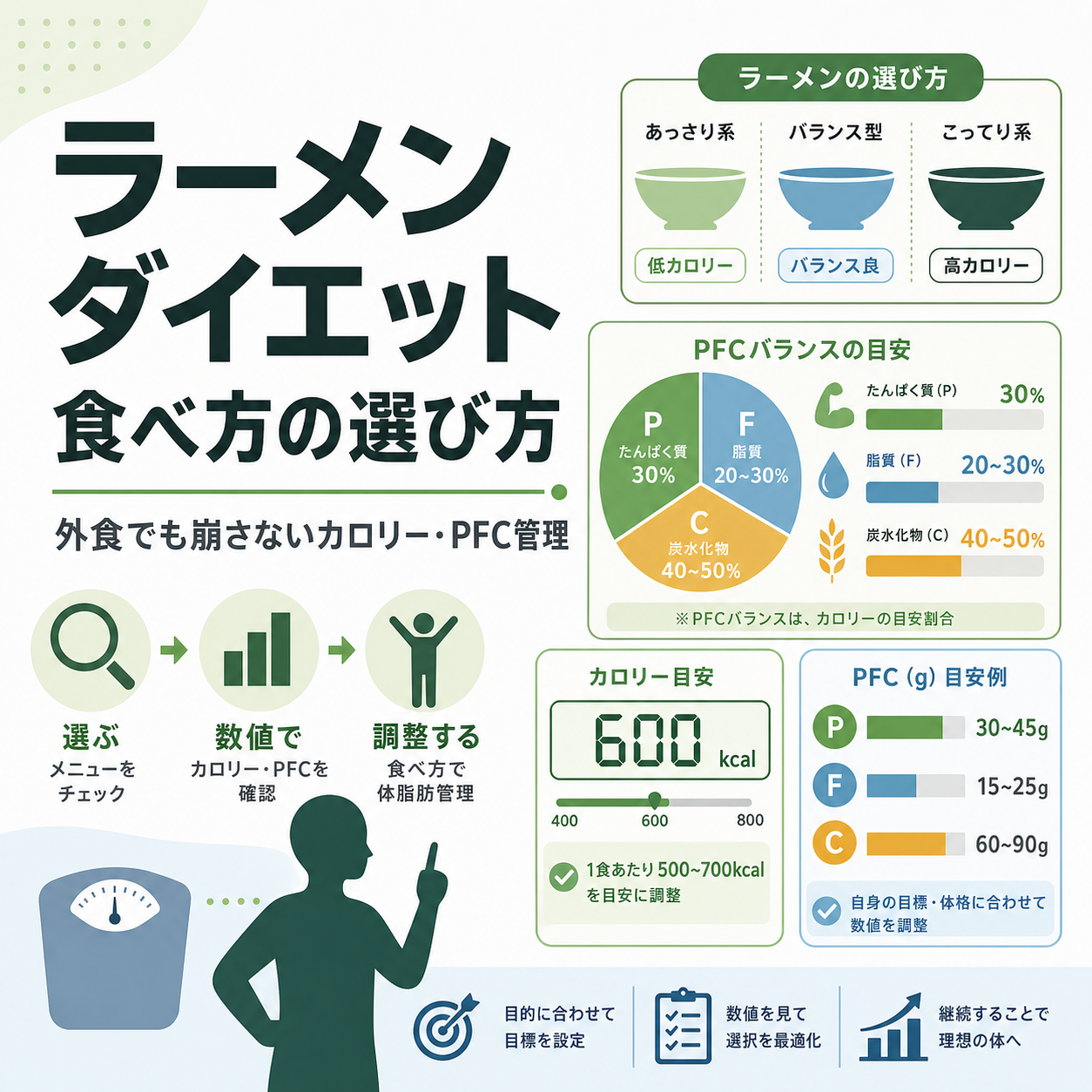 ラーメン ダイエット 食べ方の選び方|外食でも崩さないカロリー・PFC管理