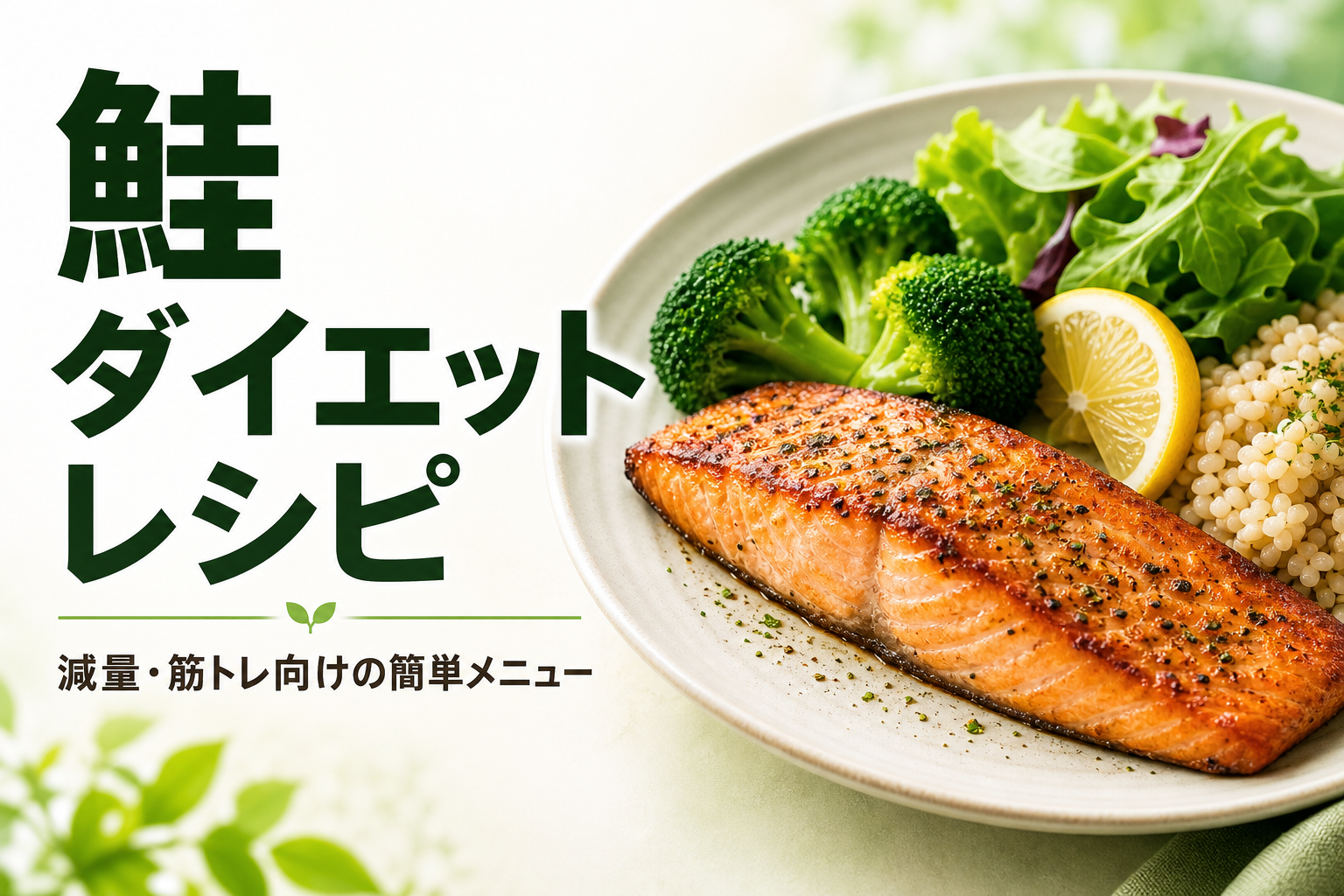 鮭 ダイエット レシピ｜減量・筋トレ向けの簡単メニュー