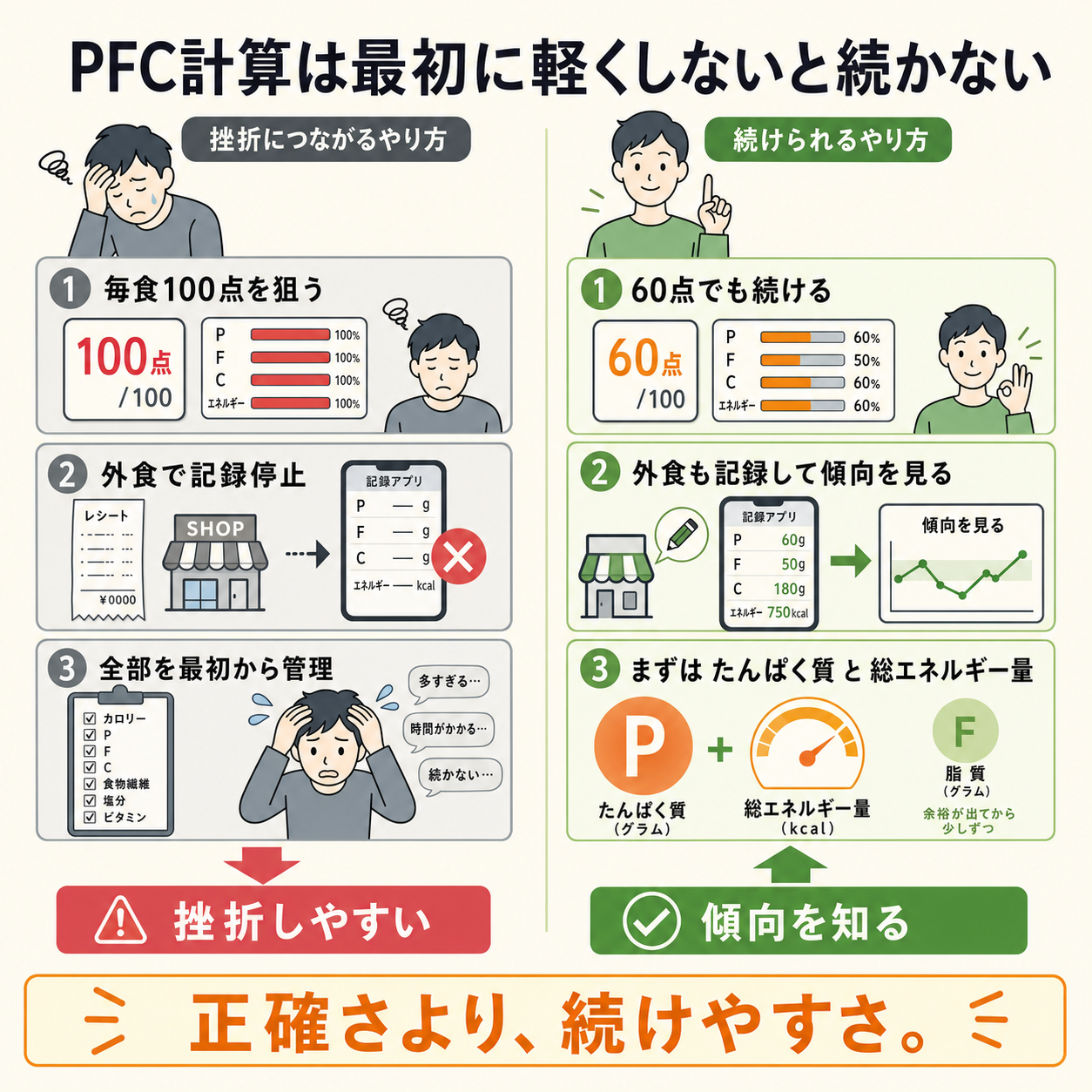 続かない人がやってはいけない管理方法