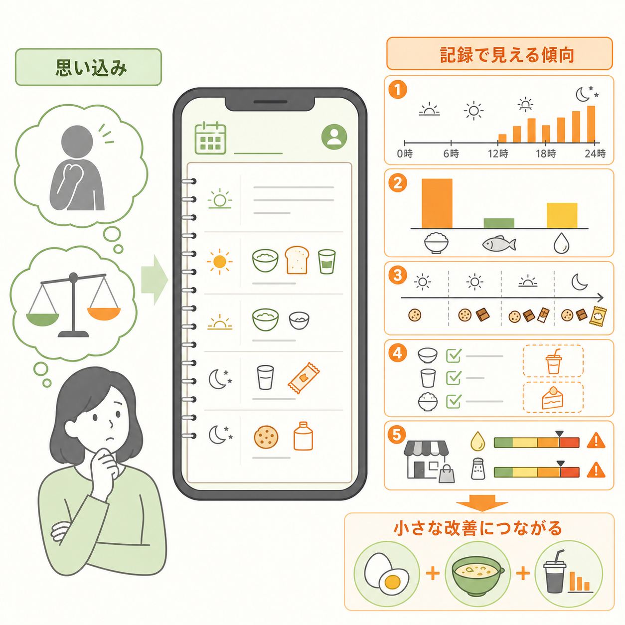 食事記録が必要といわれる理由
