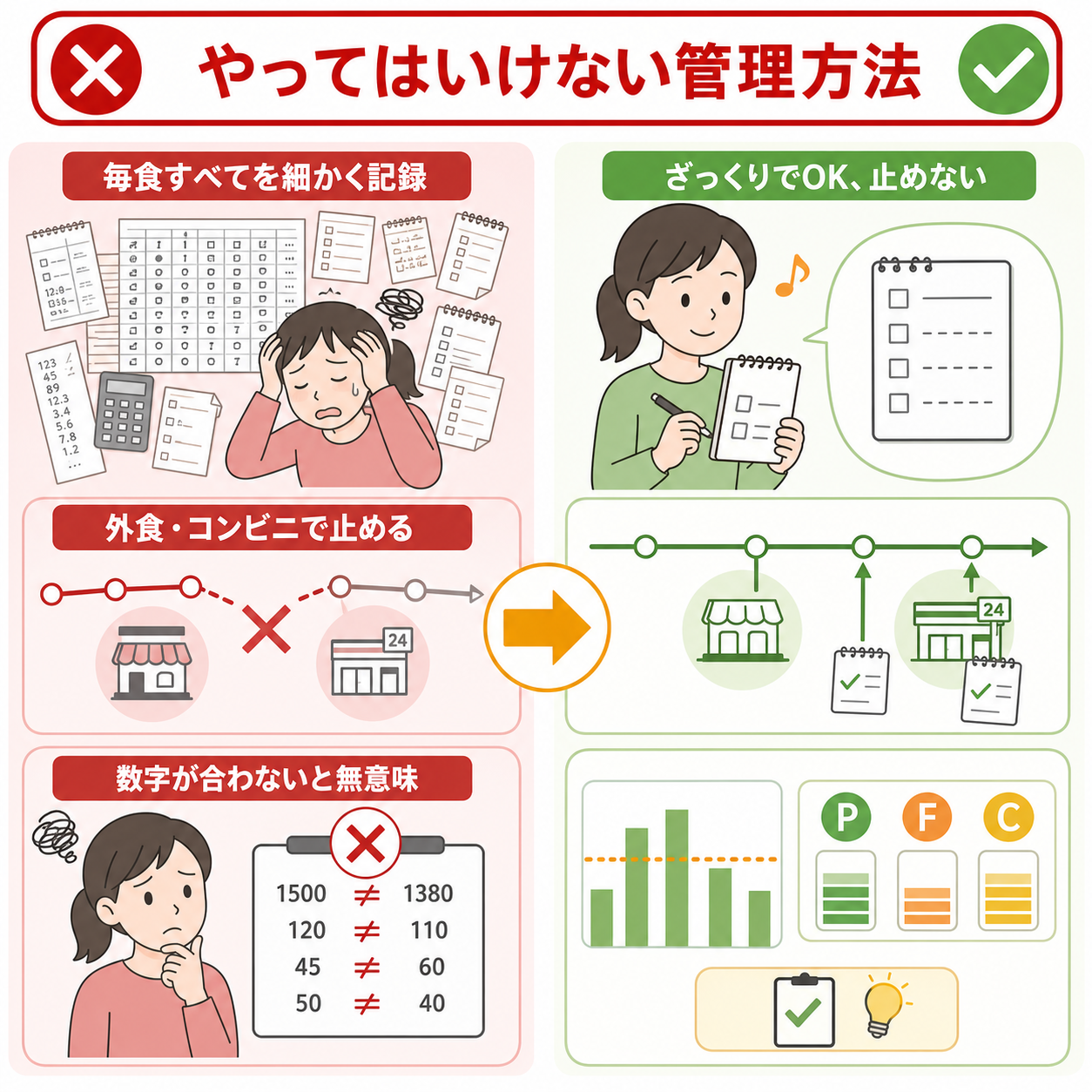 やってはいけない管理方法