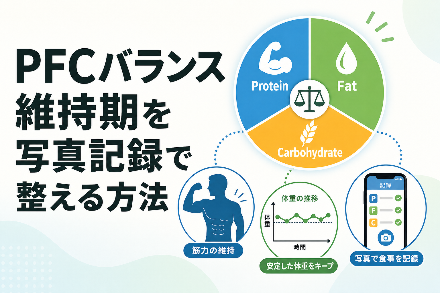 PFCバランス 維持期を写真記録で整える方法