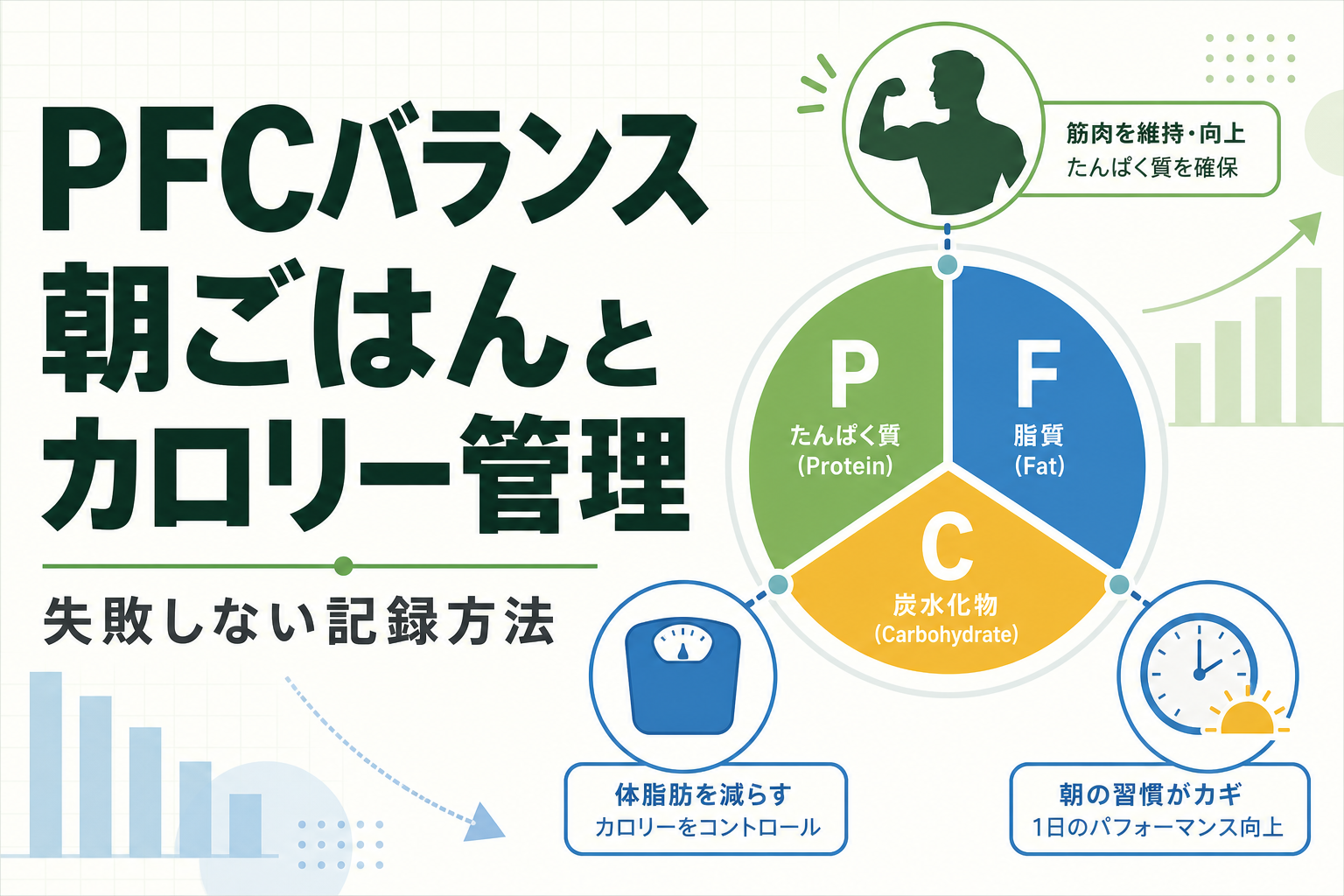 PFCバランス 朝ごはんとカロリー管理|失敗しない記録方法