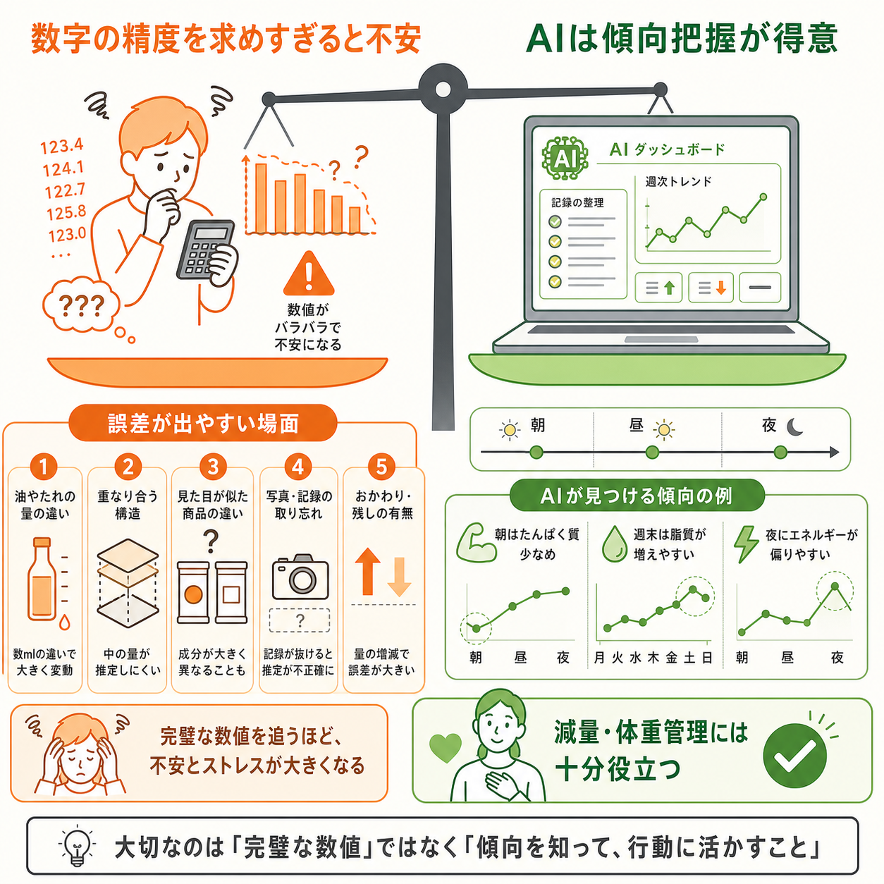 なぜAI栄養解析だけでは不安になりやすいのか